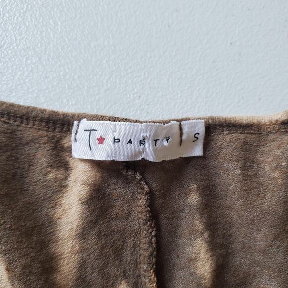 T-Party Shirt Womens Small Tie Dye Bell Sleeve Boho Y2K Fairy Grunge Whimsigoth - Picture 3 of 8